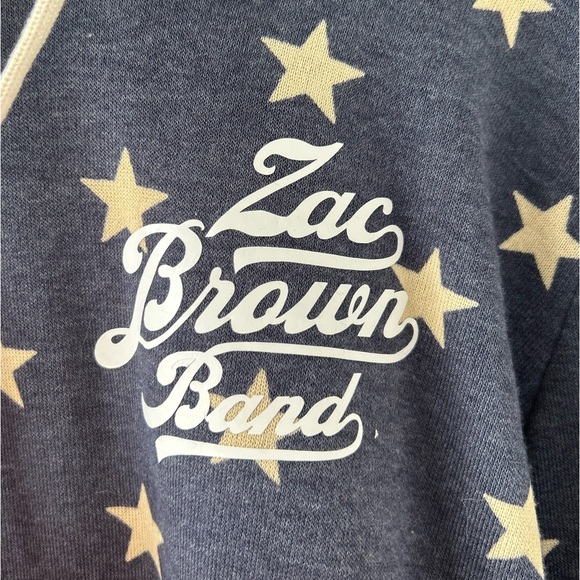 Zac Brown Band Handmade Lyric Hooded Sweatshirt - XL - Made with Cricut Vinyl - Picture 2 of 5